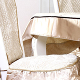 欧式金典餐椅垫坐垫布艺高端绗缝坐套座垫/椅靠背巾