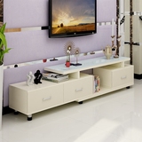 创意电视柜简约现代钢化玻璃电视柜伸缩小户型客厅电视柜茶几组合
