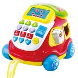 澳贝（AUBY） 益智玩具 电子汽车电话 婴幼儿童拖拉