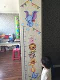 韩国防水儿童宝宝量身高尺表卡通墙贴可移除韩国夜光贴纸画6355