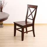包邮厂家直销外贸出口原单全实木餐椅橡木靠背餐椅高背椅家用餐椅
