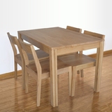 日式纯实木餐桌白橡木桌子现代简约饭桌子小户型家具餐台定做
