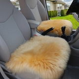 汽车坐垫 纯羊毛坐垫汽车毛垫 短毛冬季坐垫 方 座垫单片小三件套
