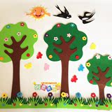 幼儿园墙贴画 装饰画 布置 教室 装饰儿童房墙面 可移除 大树
