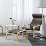 温馨宜家IKEA波昂单人沙发扶手椅客厅休闲单人沙发椅卧室靠背椅子