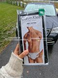 <现货>美国代购Calvin Klein CK男士全棉三角内裤三件套礼盒装