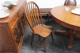 怡诚居 美式乡村白橡木全实木餐椅 书桌椅休闲椅 现代简约单人椅