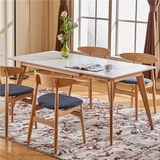 宜家小户型变形北欧伸缩餐桌椅组合长方形圆角多功能折叠收缩新款