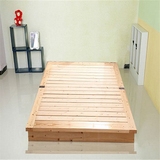 小别离同款松木床1.2米1.8米单人床折叠床榻榻米床硬床板午休床