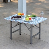 简易长方形折叠桌餐桌宜家吃饭便携桌子家用折叠餐桌地摊小吃桌