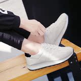 2016秋季韩版白色运动鞋女跑步鞋休闲鞋平底学生帆布鞋女鞋单鞋潮