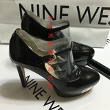 美国正品代购玖熙/Nine West Dinah女子圆头防水台高跟单鞋2005款