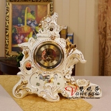 欧式座钟陶瓷复古高档奢华台钟时钟客厅摆件家居装饰品结婚礼物
