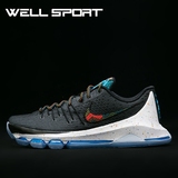 well运动 Nike KD8 BHM 杜兰特8 黑人月 篮球鞋 824421-090