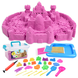 培培乐玩具沙2斤组合彩色粘土4岁儿童太空泥土彩砂火星硅砂海沙子