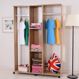 卧室简易衣柜简约现代韩式衣橱加固单双人特价衣架木质大空间组装