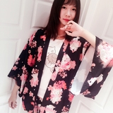 羽织浴衣外套装夏上衣日本防晒和服和风少女日系开衫复古日式宽松
