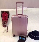 铝框行李箱万向轮玫瑰金拉杆箱商务日默瓦铝镁合金包角登机箱20寸