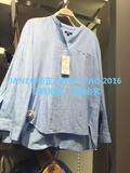 SPAO spao专柜正品代购2016新品女装 套头舒适面料长袖衬衫 2色