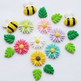 小雏菊创意花卉冰箱贴 强力磁铁贴 韩国立体可爱树脂磁贴 磁性贴