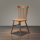 特价创意设计师实木原木风日式北欧环保简约现代靠背餐椅咖啡椅