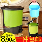 创意大号有盖垃圾桶脚踏式厨房卫生间垃圾桶家用 客厅欧式垃圾筒