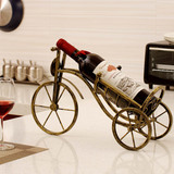 单车造型红酒架 创意葡萄酒架子 复古铁艺摆件 时尚简约红酒瓶架
