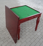 江浙沪包邮可折叠麻将桌多功能简易实木桌两用型棋牌桌手动麻雀台