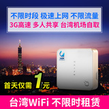 台湾wifi租凭 3GWiFi无限流量随身上网卡 台北机场取退极速体验