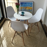 特价现代创意休闲咖啡塑料家用餐椅百搭会议办公书桌实木靠背椅子