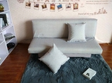宜居小户型可折叠沙发床1.5米单人双人布艺多功能两用书房午休床