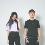 CNBBOY潮牌韩国ULZZANG拼色运动短袖T恤情侣学院韩版休闲日系男女