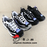 李小鞋 Skechers D’lites韩国明星 黑白熊猫款男女运动潮鞋