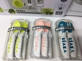 法国代购 BEABA宝宝餐具 进口婴儿勺子叉子便携套装16新款色上市