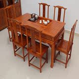 仿古实木茶桌中式家具茶桌椅组合功夫茶桌茶几南榆木泡茶茶桌特价