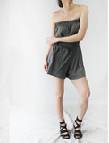 2013夏季明星同款欧洲站韩版女装抹胸裹胸连体短裤热裤