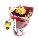 生日鲜花预定生日鲜花预定妇女节鲜花花金莎巧克力花束红玫瑰