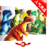 出口品质侏罗纪恐龙模型套装仿真12款小号恐龙单款毛绒玩具批发