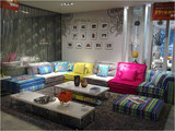 爱依瑞斯沙发正品面料 田园沙发地中海沙发 彩色客厅沙发个性沙发