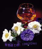 正品专卖最新款dmc十字绣套件客厅欧式餐厅装饰画 酒杯花语