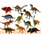 批发包邮！正版大号恐龙模型恐龙玩具12个套装霸王龙圣诞节礼物