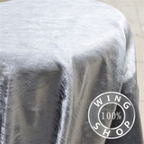 银灰色密丝绒 金丝绒面料 会议桌布布料 背景布沙发布料 宽1.6米