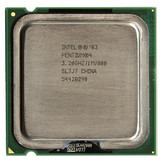 Intel P4 540 541 3.2/1M/800/775针 奔腾4 3.2G 单核 超线程CPU