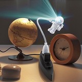 冲冠直销 创意节能 超萌迷你USB宇航员LED小夜灯 太空人usb电脑灯