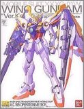 万代拼装高达模型MG 1/100 Wing Gundam 飞翼高达 天使高达 卡版