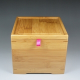 正品宜兴紫砂壶盒高档包装盒竹子古董茶壶锦盒 定制批发竹盒包装