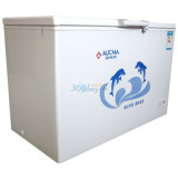 澳柯玛 单门卧式冰柜冷柜390升冷藏柜冷冻柜 速冻保鲜商用特价