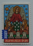 澳大利亚信销邮票 2010年圣诞节（2） 2-2：天使与牧羊人(自粘票)