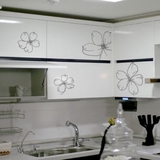 手绘木棉花墙贴 餐厅墙贴 厨房贴 厨房装饰 厨壁贴