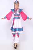 蒙古族舞蹈演出服女装短裙套装成人草原少数民族表演服装鸿雁舞蹈